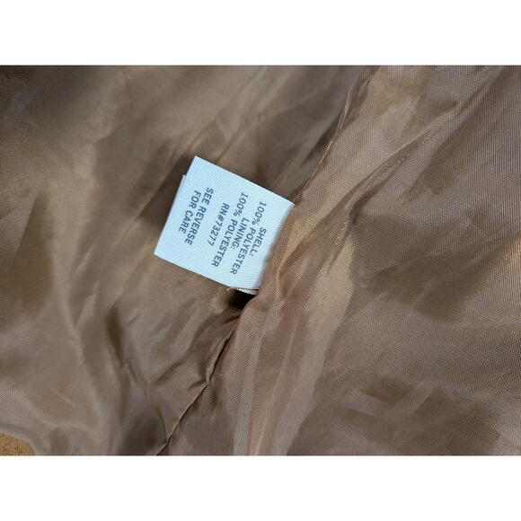 Mudd Jacket Women's Lg Brown Faux Suede Moto Short Zip Pockets Fall Autumn Light - Picture 10 of 12